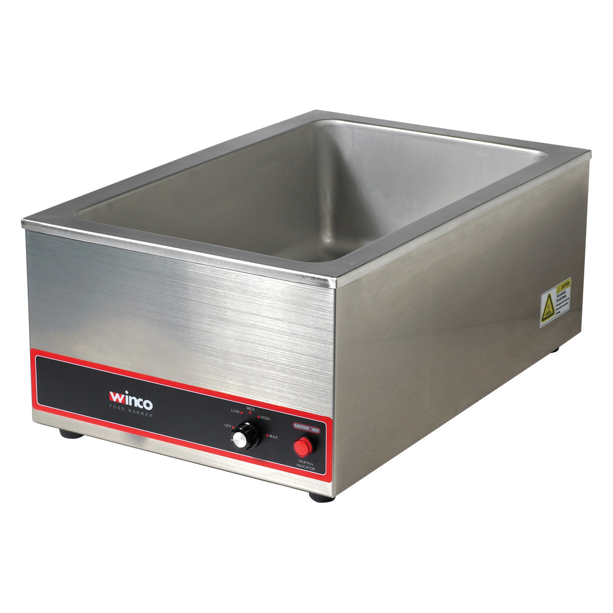 Picture of Winco FW-S500 Electric Food Warmer, 1200W - 20 x 12 in.
