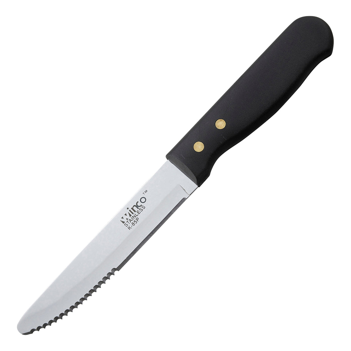 Picture of Winco K-85P Jumbo Steak Knives, 5 in. Blade, Round Tip