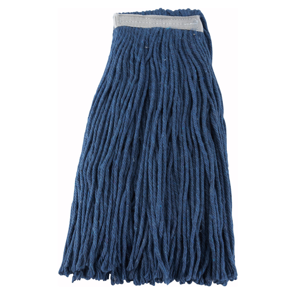 Picture of Winco MOP-24C Economy Cotton-Poly Blend Cut-End Wet Mop Head - Blue - 24 oz