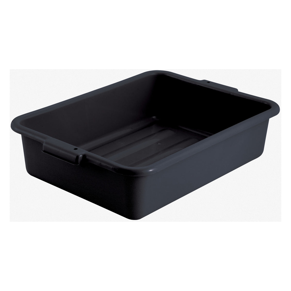 Picture of Winco PL-5K Standard Weight Polypropylene Dish Box, 5 in. Depth - Black