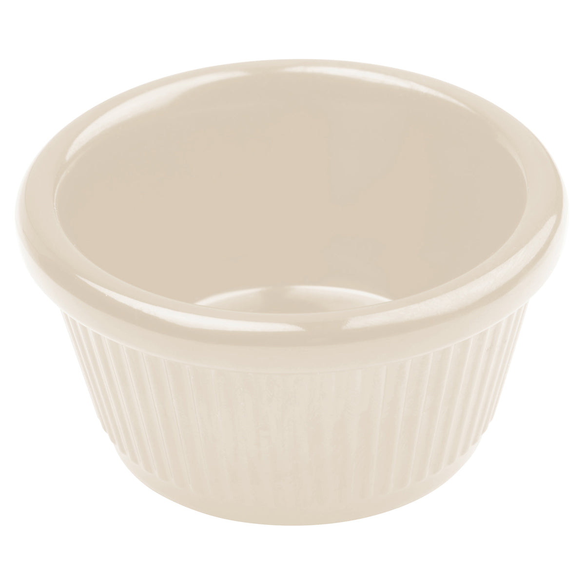 Picture of Winco RFM-4B Melamine Ramekin, Fluted - Bone, 4 oz
