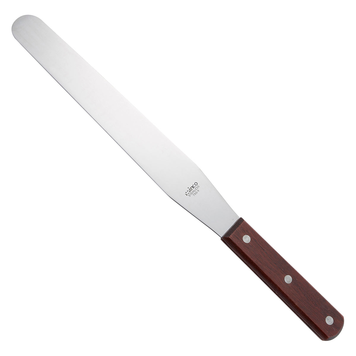Picture of Winco TNS-9 Bakery Spatula, Wooden Handle - 10 x 1.38 in.