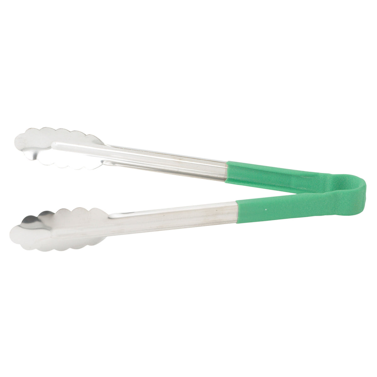 Picture of Winco UTPH-12G Heat Resistant Heavy-Duty Utility Tongs with Polypropylene Handle - 12 in., Green