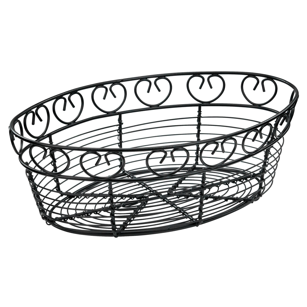 Picture of Winco WBKG-10O 10 x 6.5 x 3 in. Oval Wire Serving Basket