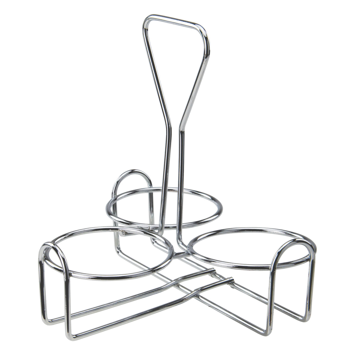 Picture of Winco WH-4 Chrome Plated 3-Ring Condiment Jar Rack