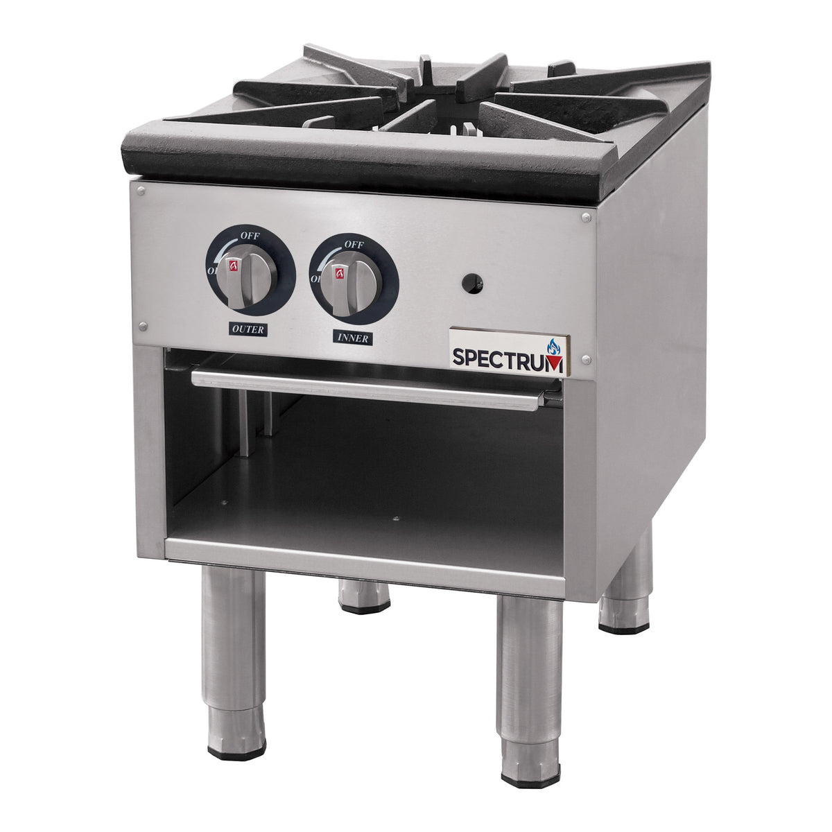Picture of Winco NGSP-1 Spectrum Stock Pot Stove, Single Grate - 18 in.