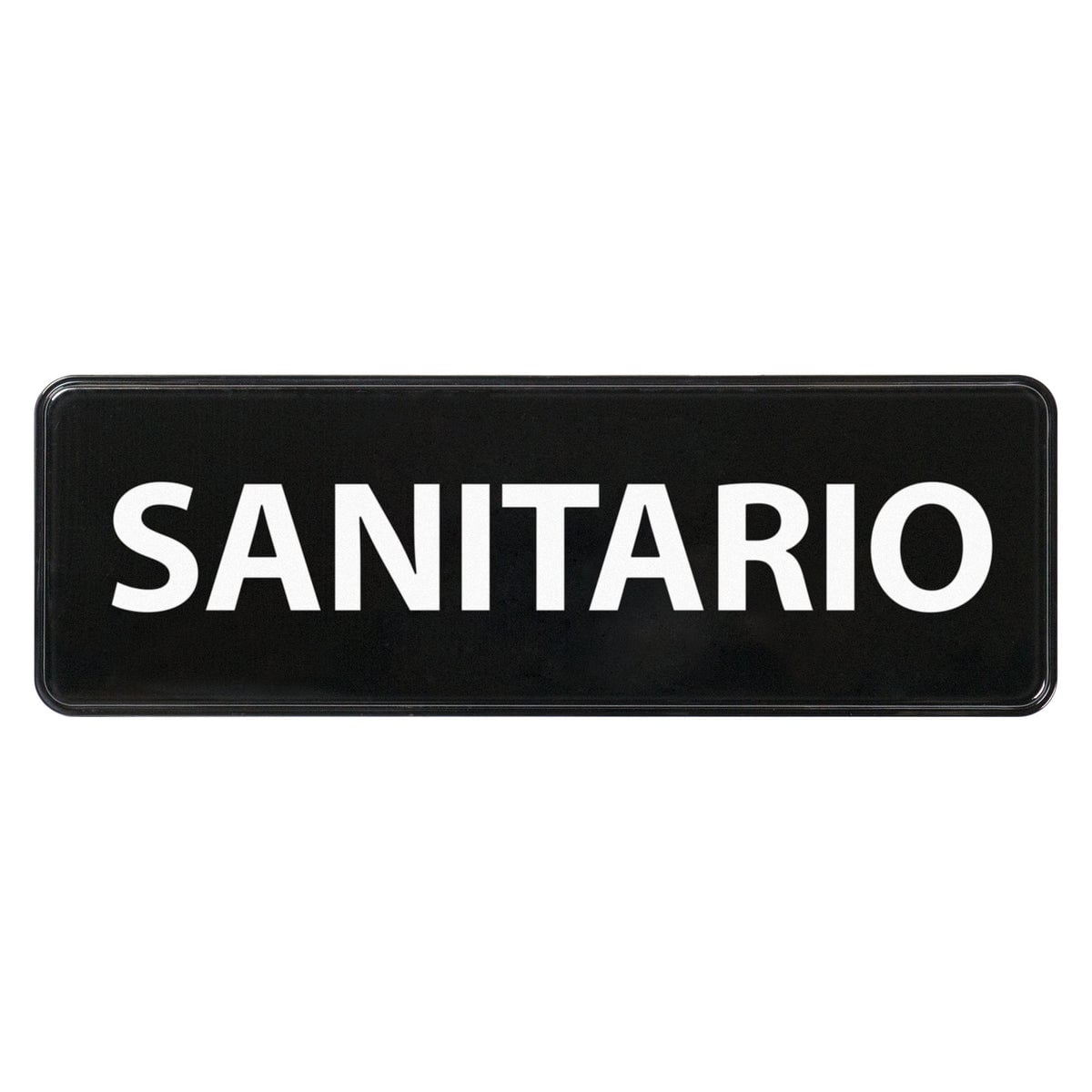 SGN-367 Information Signs, 9 x 3 in., Spanish - Sanitize