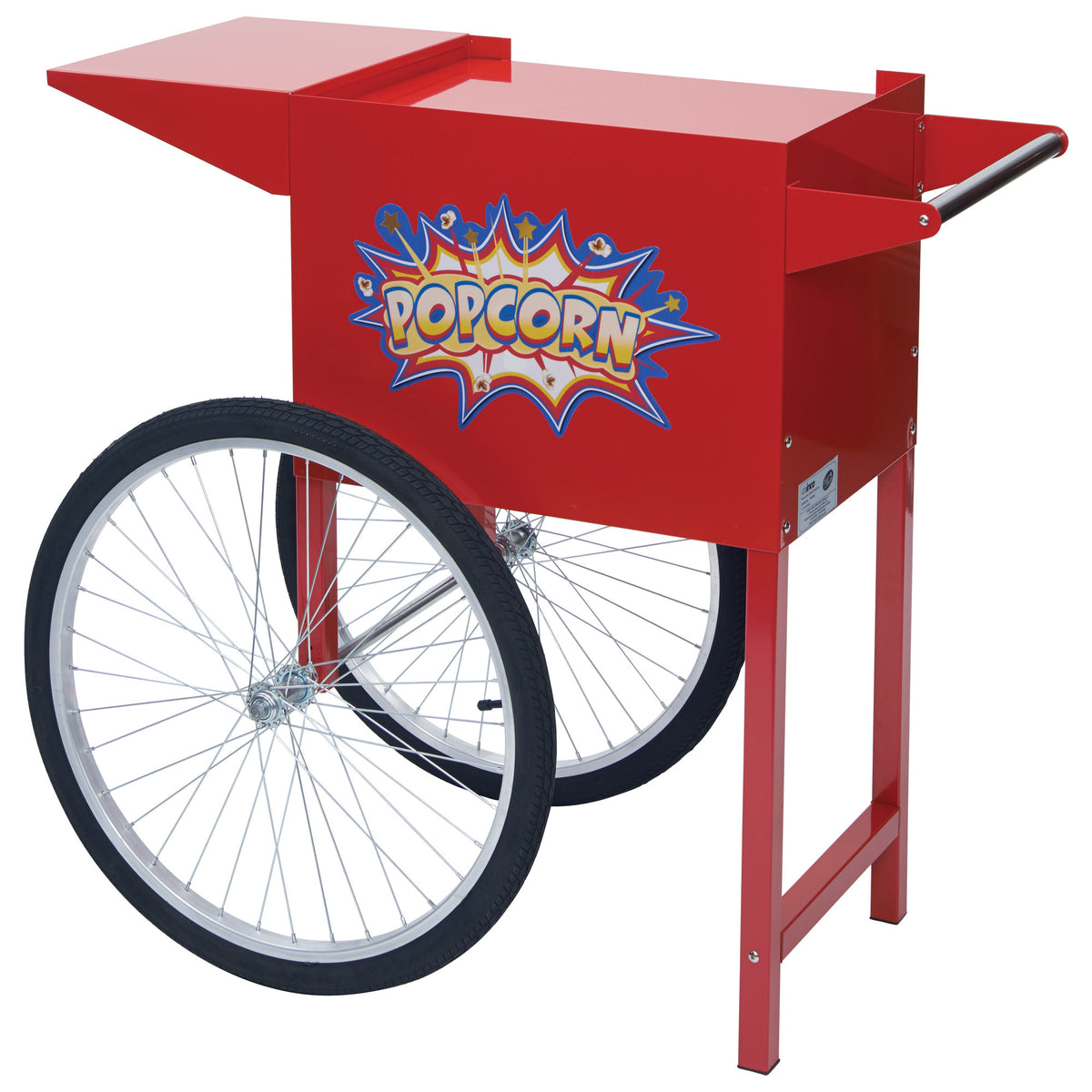 Picture of Winco POP-8RC Showtime Mobile Cart for Popcorn Machine - 36.88 x 17.25 x 32.5 in.