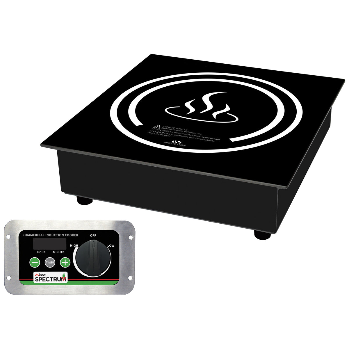 Picture of Winco EIDS-18 Spectrum Drop-In Induction Cookers - 1800 Watts - U.S. Only