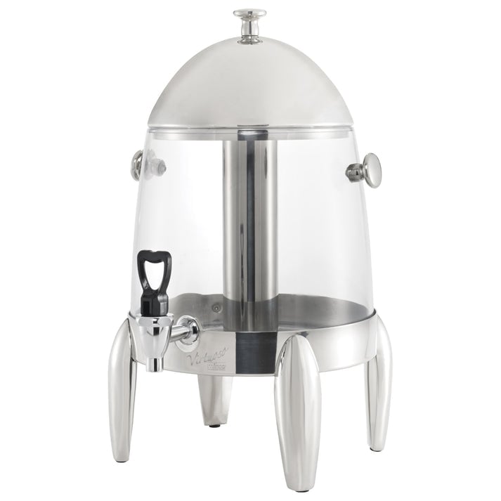 Picture of Winco 908 Beverage Dispenser&#44; 3.13 gal - 11.5 x 13.5 x 21 in. - PC Container&#44; Stainless Steel Lid & Ice Core & Base