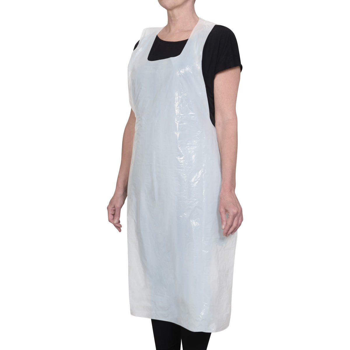Picture of Winco BADP-2846 Disposable Plastic Apron&#44; 28 x 46 in.&#44; 100 Piece