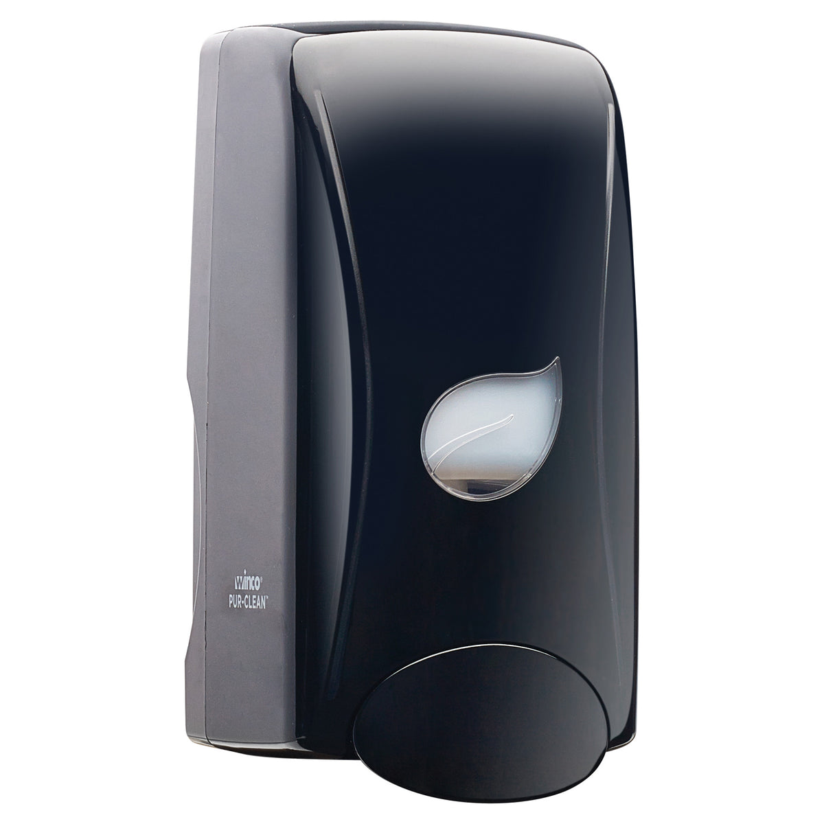 Picture of Winco SDML-1K Pur-Clean Manual Soap Dispenser, Liquid - Black - 1000 ml