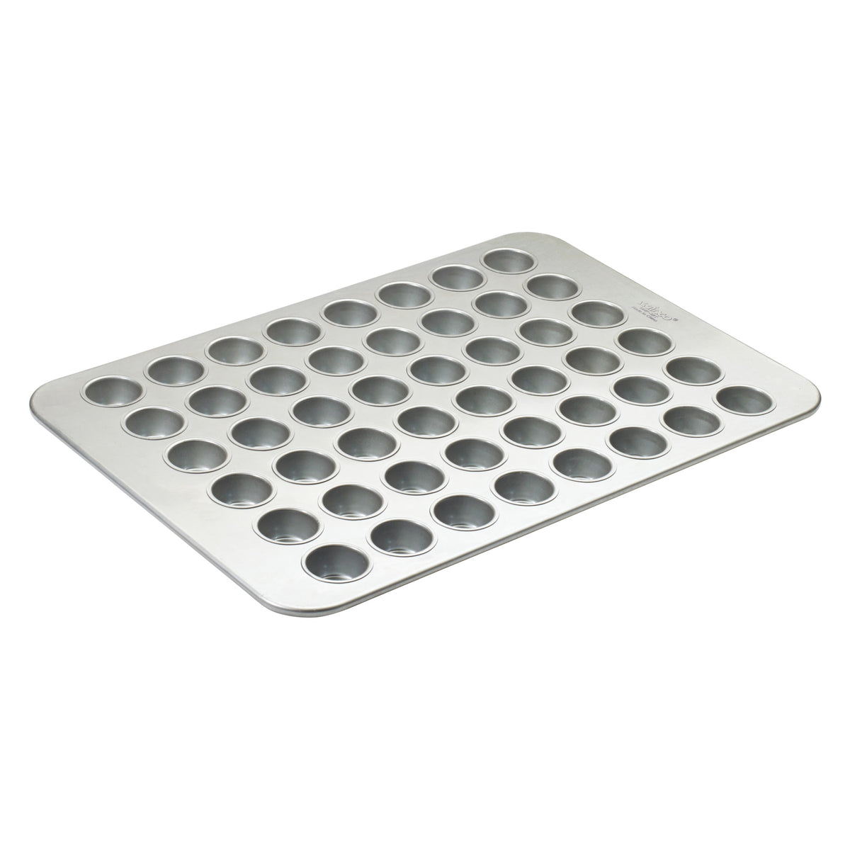 Picture of Winco HMF-48T Glazed Aluminized Steel Muffin Pans - 2.1 oz - 17.88 x 25.88 in. - 26 Gauge Aluminum Steel, Silicone Glaze