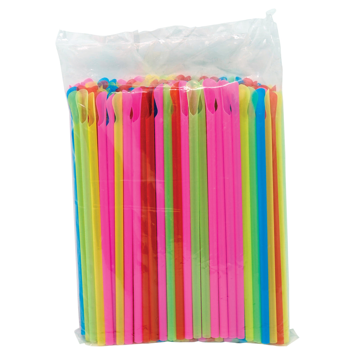 Picture of Winco 72401CS Benchmark Snow Cone Spoon Straws - 10, 000 Per Case