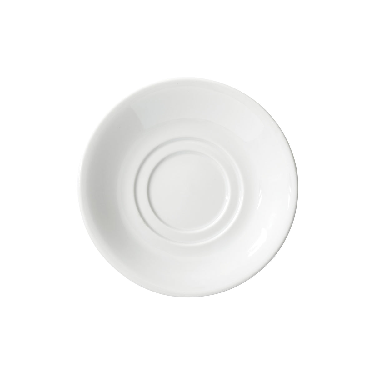 Picture of Winco BSC-6RE Birkhall Saucer with Rolled Edge, 6 in. Dia., White Porcelain, 36 Piece