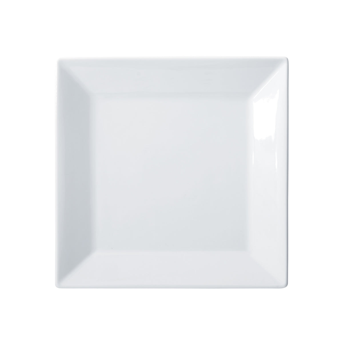 Picture of Winco RPS-925 Royal Square Plate, 9.25 x 9.25 x 0.75 in., White Porcelain, 12 Piece
