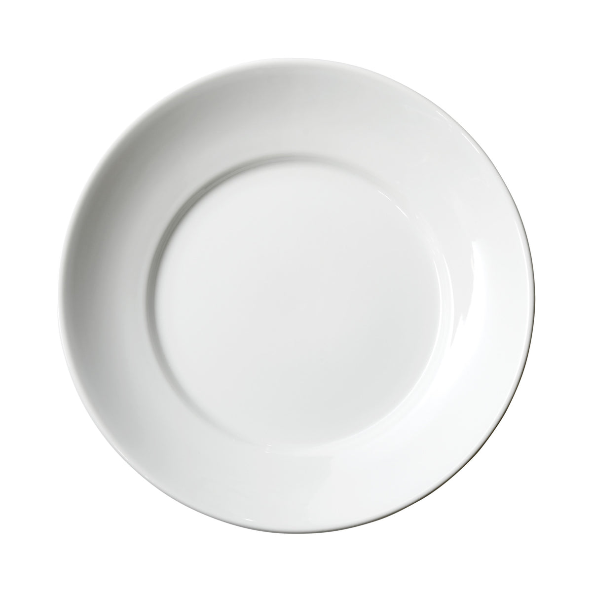 Picture of Winco SPR-105 Specialty Plate with Wide Rim, 10.5 in. Dia., x 1.88 in. - White Porcelain, 12 Piece