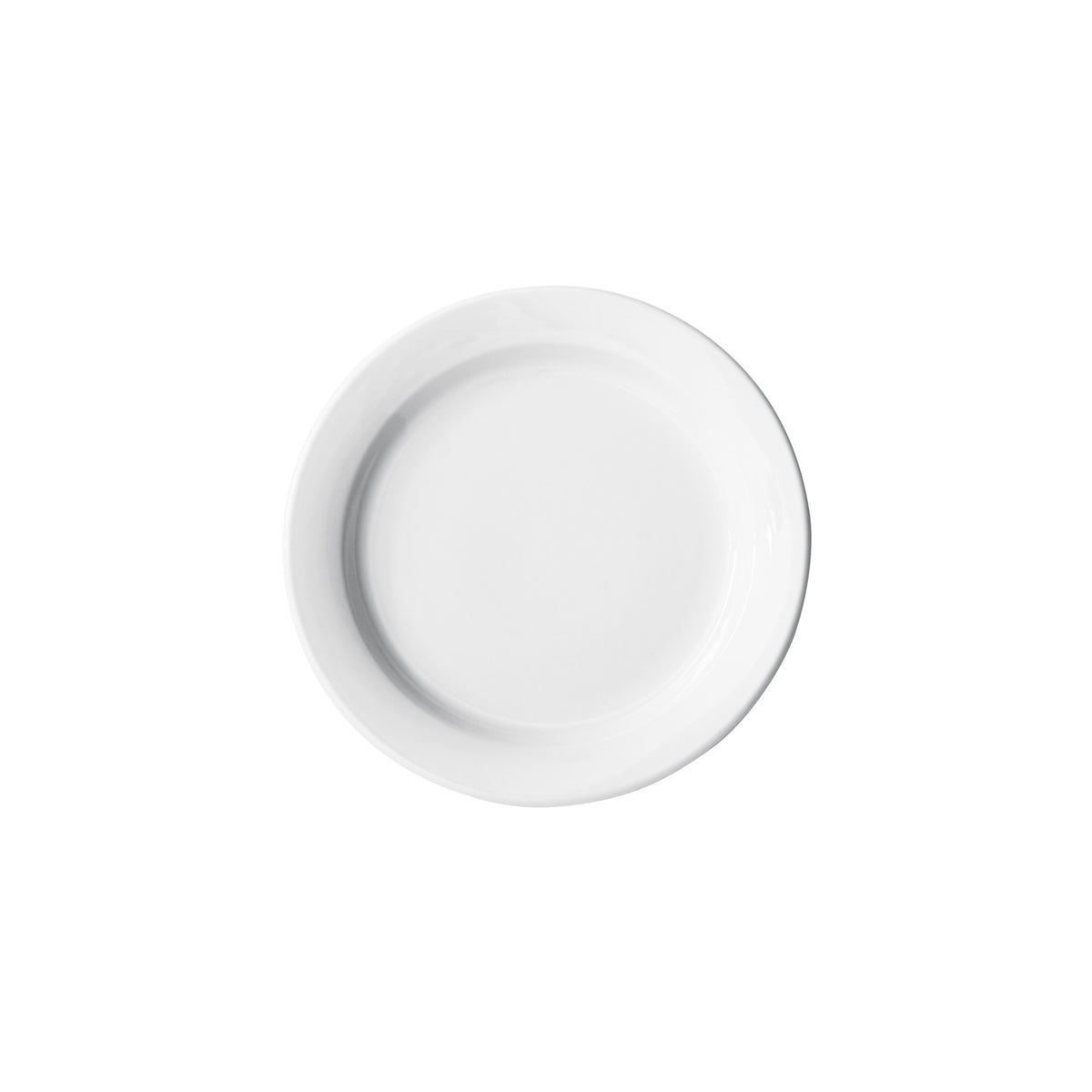 Picture of Winco BPR-55NR Birkhall Plate with Narrow Rim, 5.5 in. Dia. x 0.5 in., White Porcelain, 36 Piece