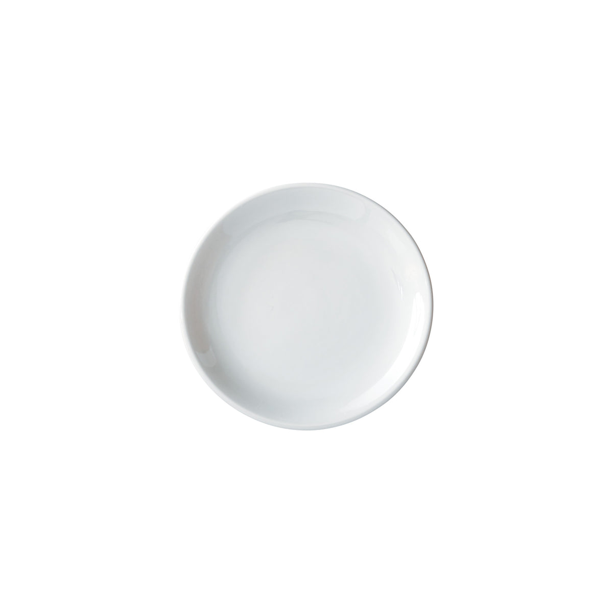 Picture of Winco OKP-7 Brechia Coupe Plate, 7 in. Dia. x 0.75 in., White Porcelain, 36 Piece