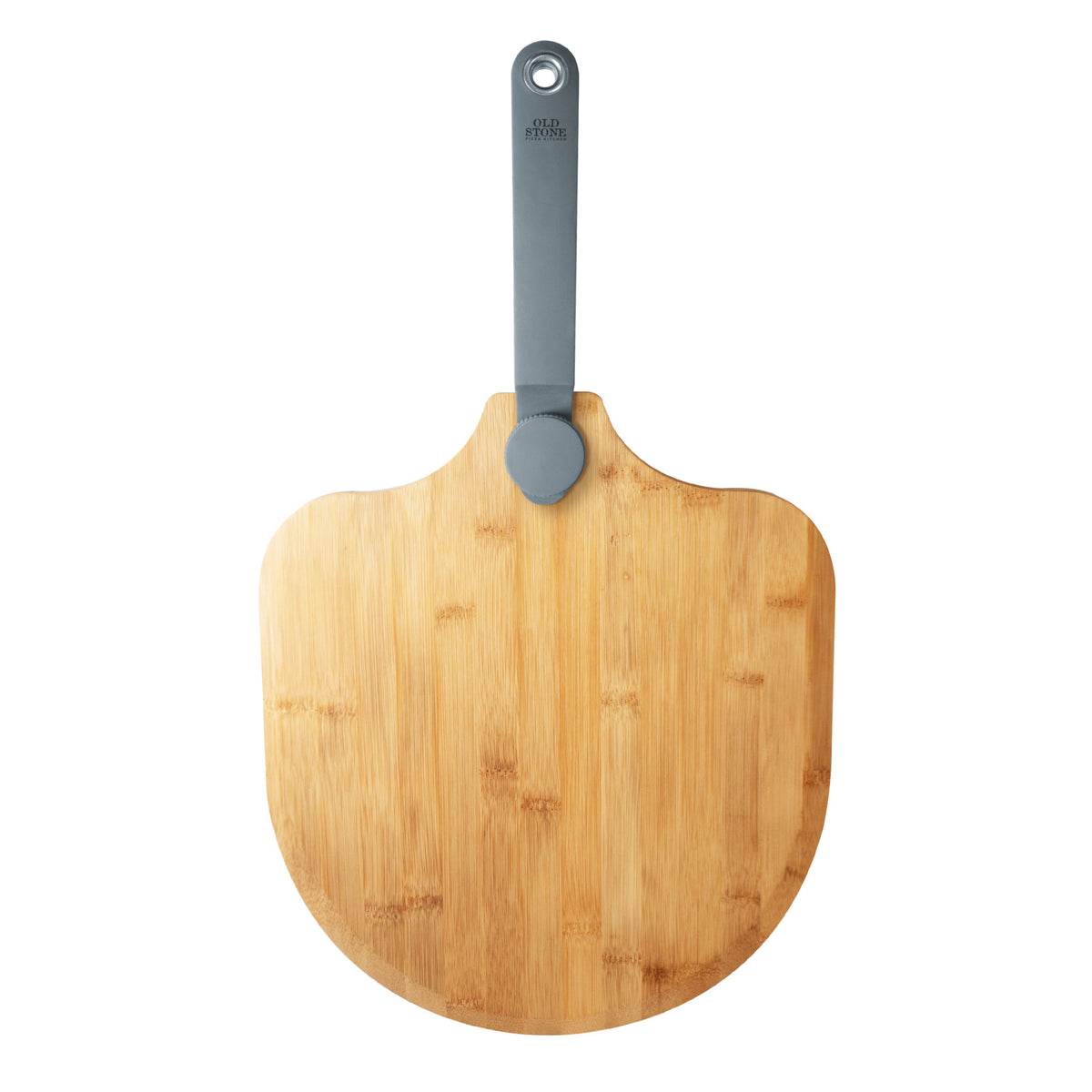 Picture of Winco BPP1416 Old Stone Bamboo Pizza Peel with Folding Handle, 14 x 16 in.