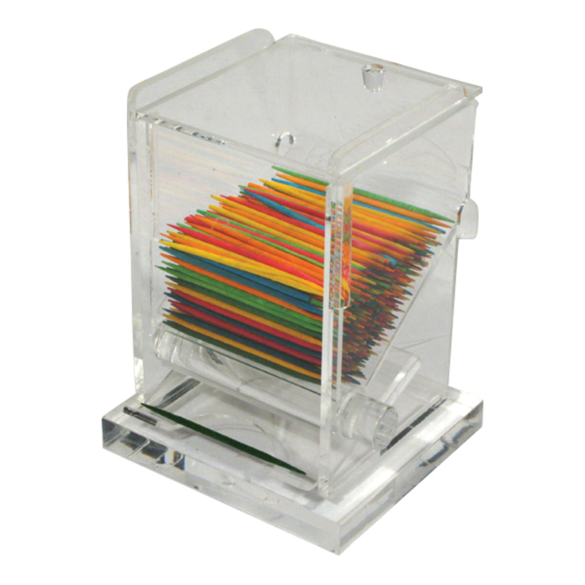 Picture of Winco ACTD-3 Acrylic Toothpick Dispenser, Acrylic