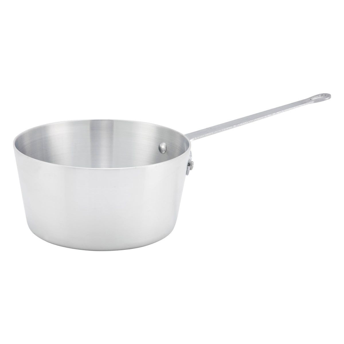 Picture of Winco ASP-5 Tapered Aluminum Sauce Pan - 5 qt. - 3 mm
