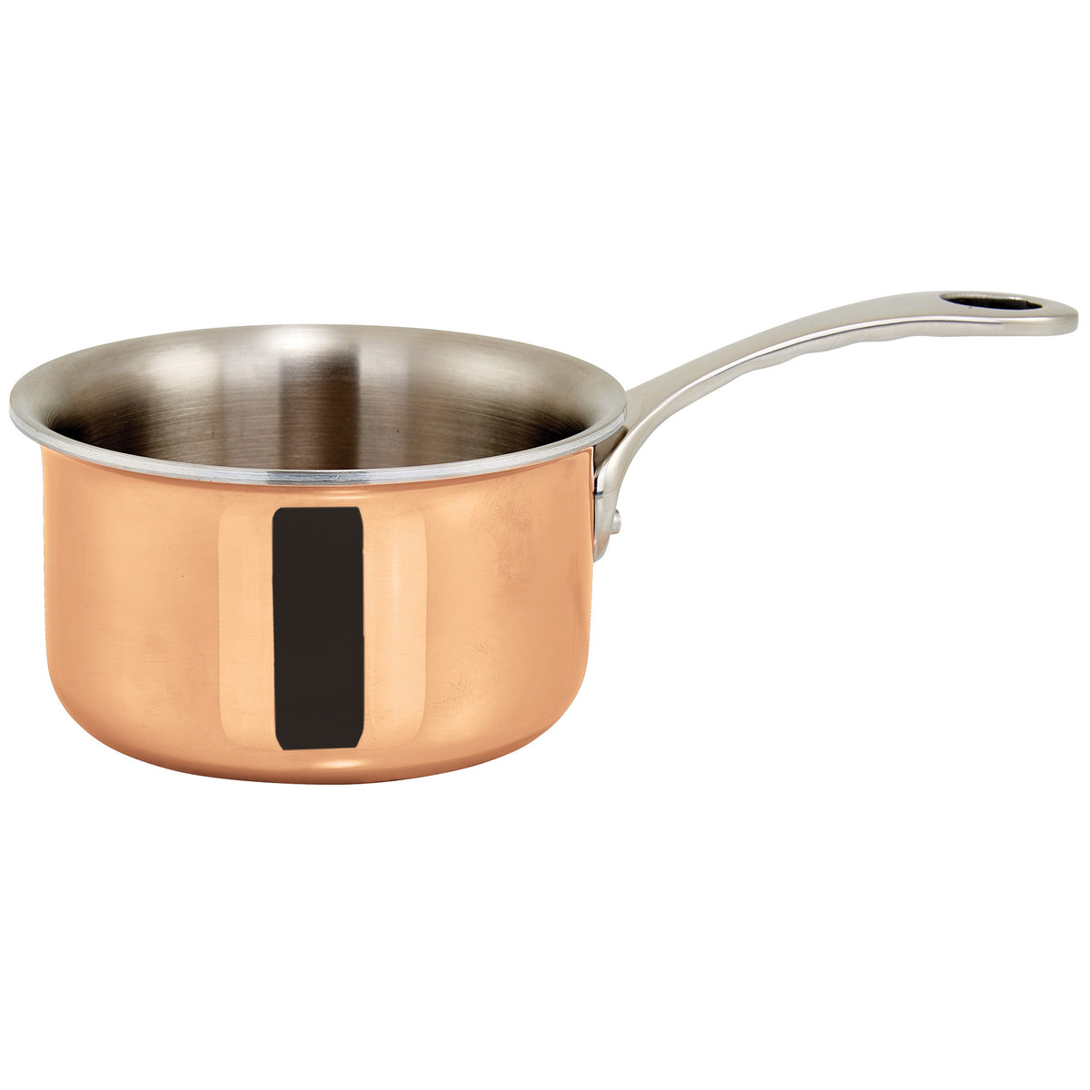 Picture of Winco DCSP-3C Mini 3.5 in. Sauce Pan, Copper Plated, 11 oz