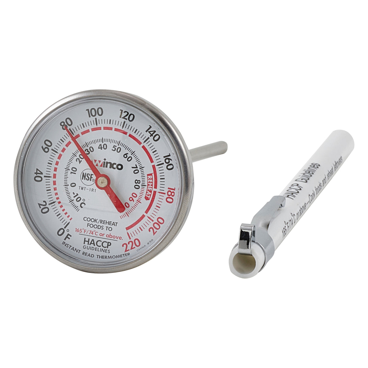 Picture of Winco TMT-IR1 Instant Read Thermometer, 1.75 in. Dia., 5 in. Probe