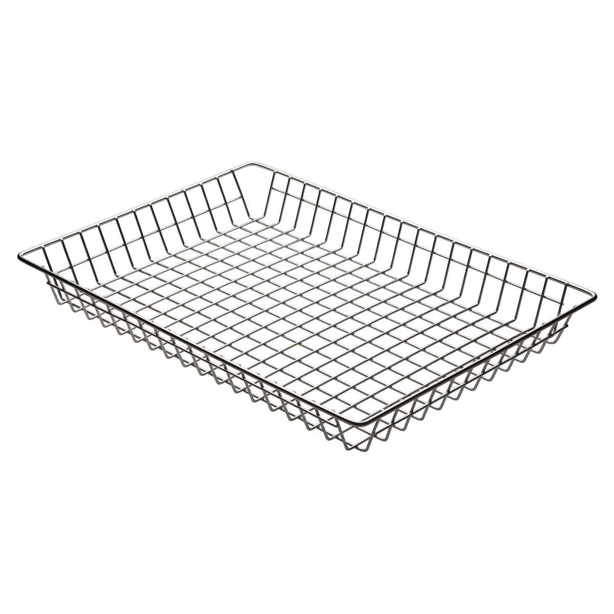 Picture of Winco DB-1218 Doughnut Basket, 12 x 18 x 2 in., Nickel Plated