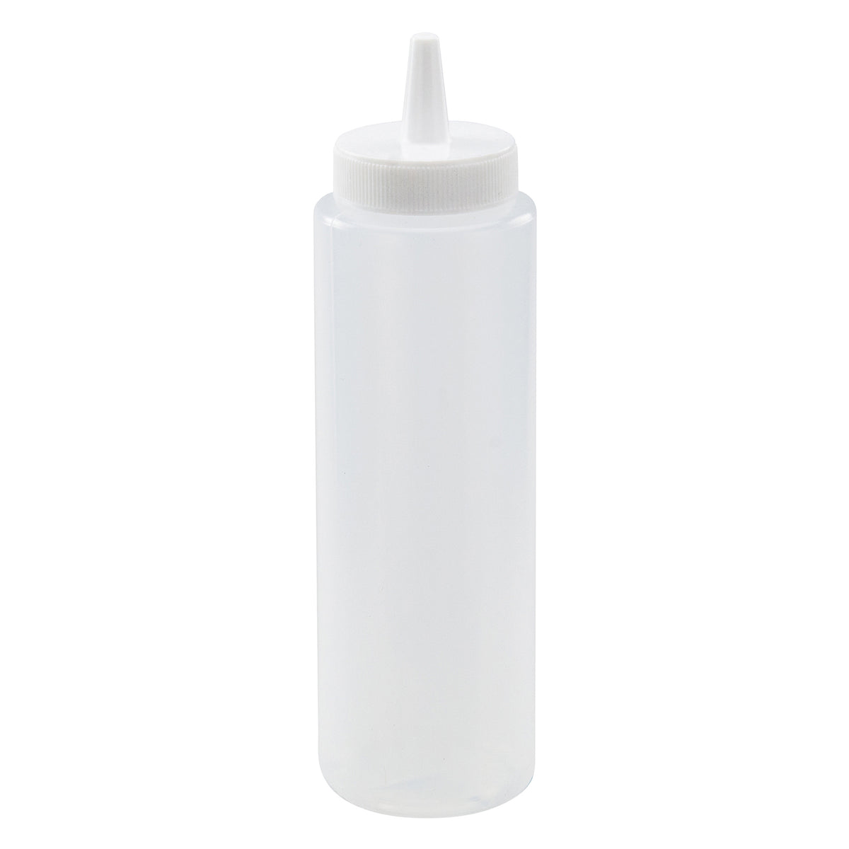 Picture of Winco PSB-08C Regular Squeeze Bottles - 8 oz, Clear - 6 Piece