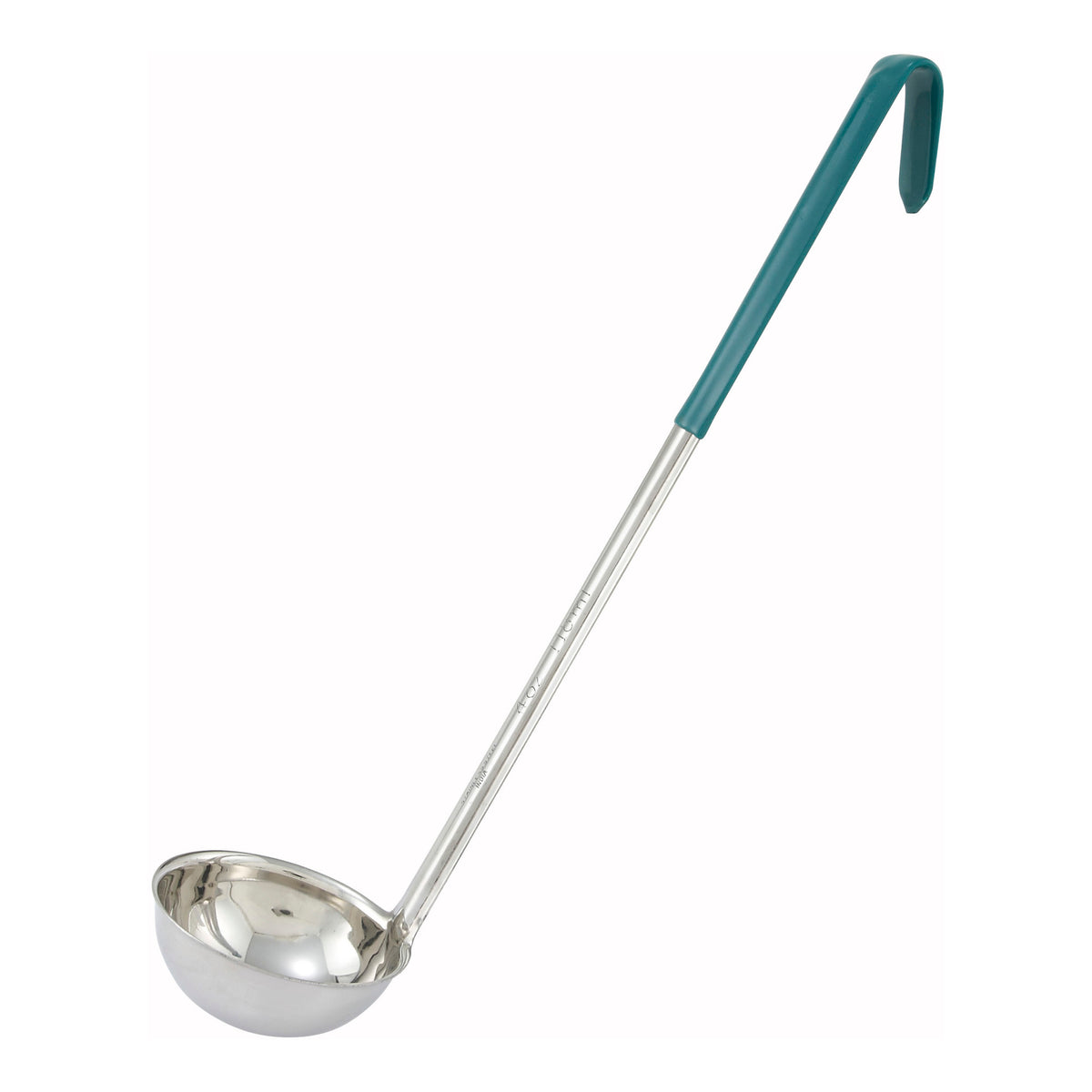 Picture of Winco LDC-4 4 oz Ladle, Green, Stainless Steel