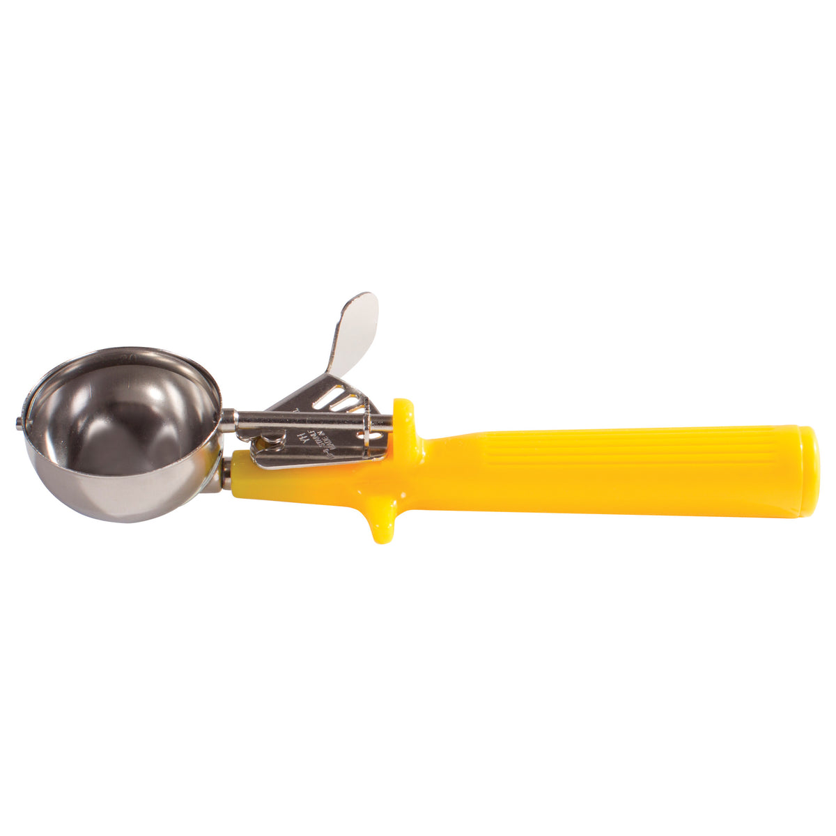 Picture of Winco ICOP-20 Prime 18-8 Stainless Steel Thumb Press Disher - Size 20
