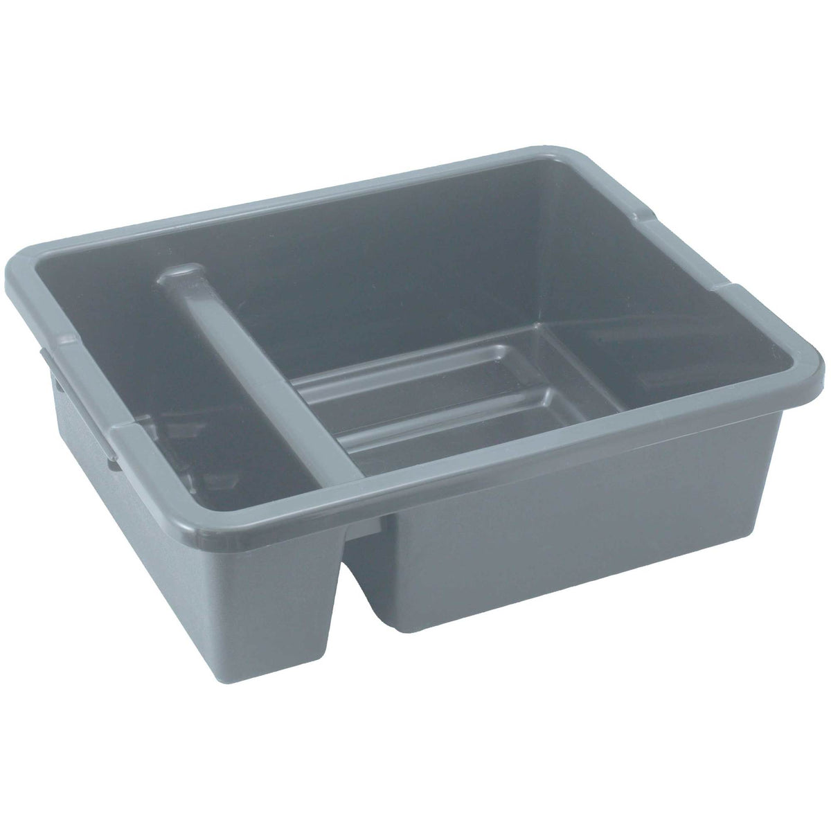 Picture of Winco PLTC-7G Heavyweight Polypropylene Divided Bus Box - Gray