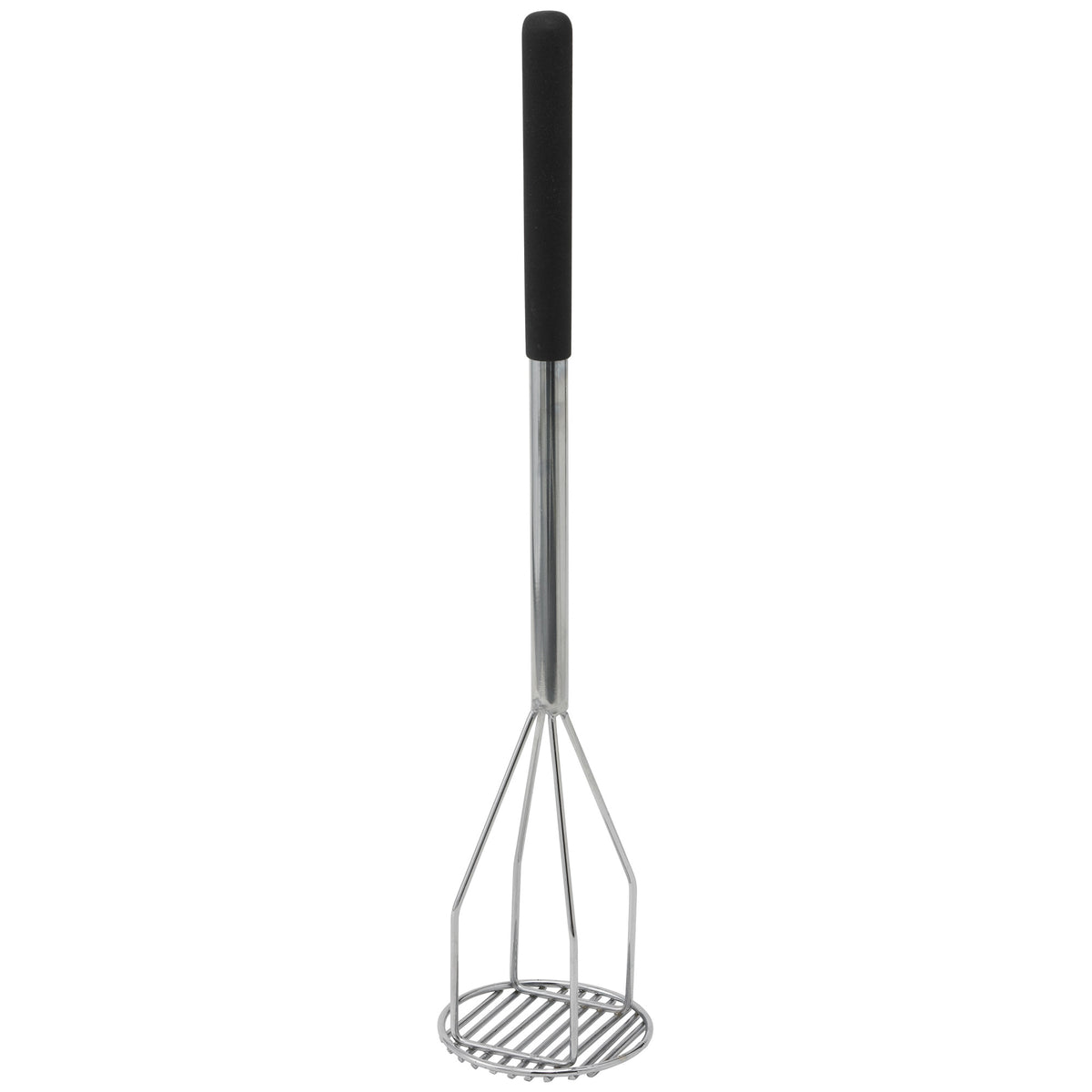 Picture of Winco PTMP-24R Potato Masher with Plastic Handle - 5 x 24.5 in. Round