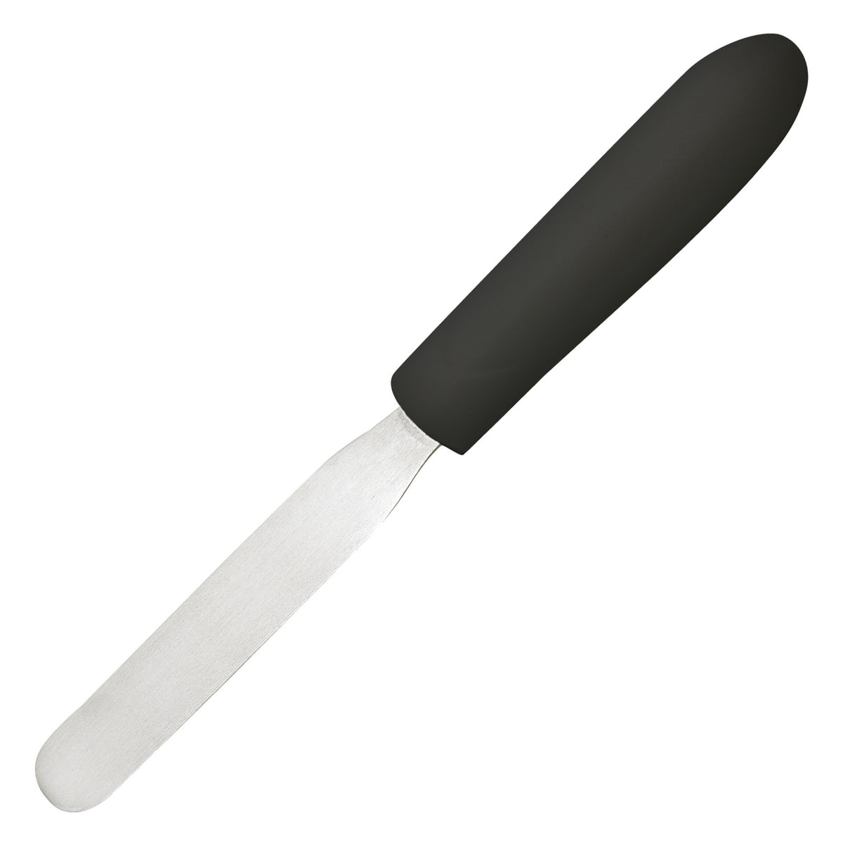 Picture of Winco TKPS-4 Bakery Spatula, Black Polypropylene Handle - 4 x 0.75 in.