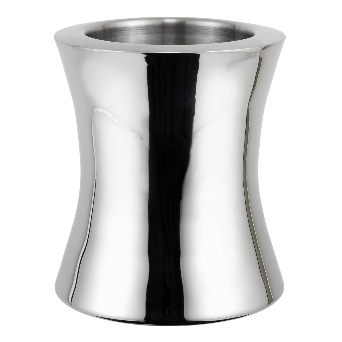 Picture of Winco WC-60 Double Wall Hourglass Wine Cooler, Stainless Steel