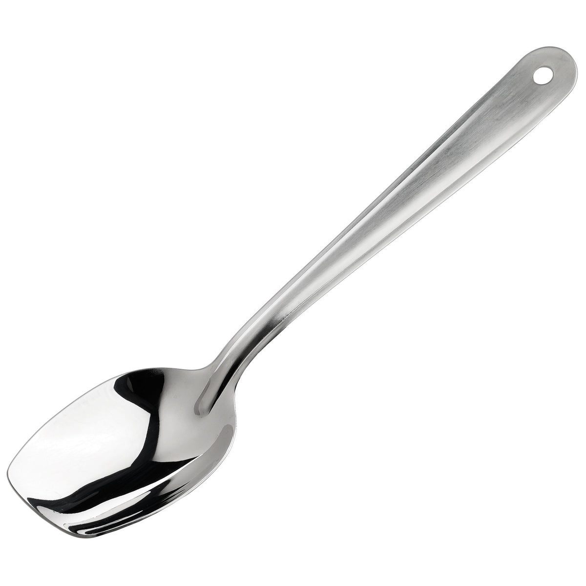 Picture of Winco SPS-S10 Slanted Plating Spoon - Solid, 10 in.