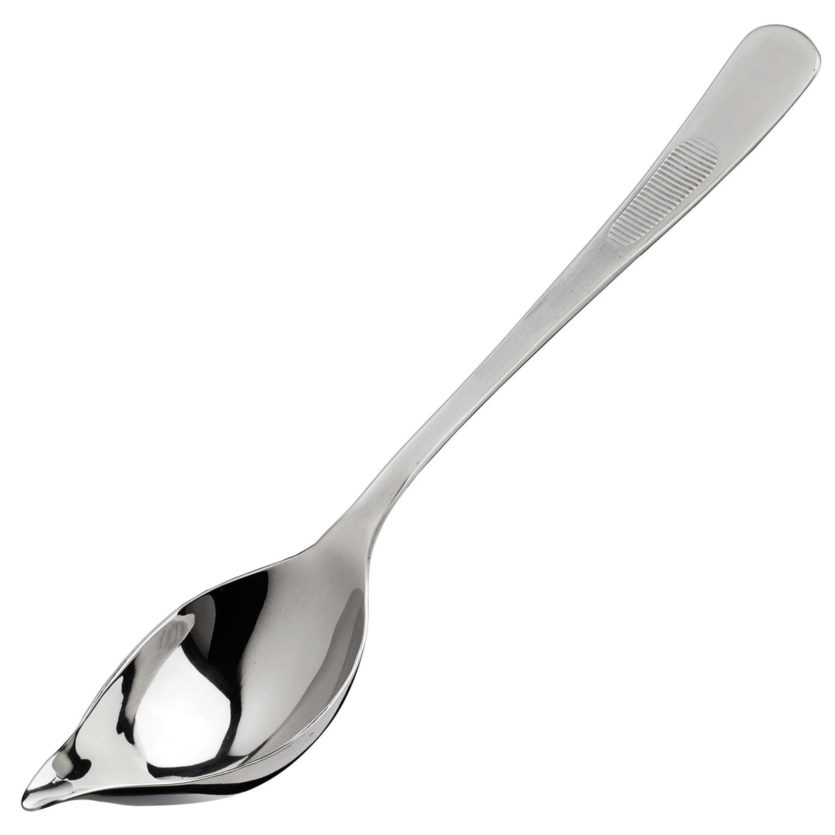 Picture of Winco SPS-TS8 8 in. Drizzling Plating Spoon with Tapered Spout