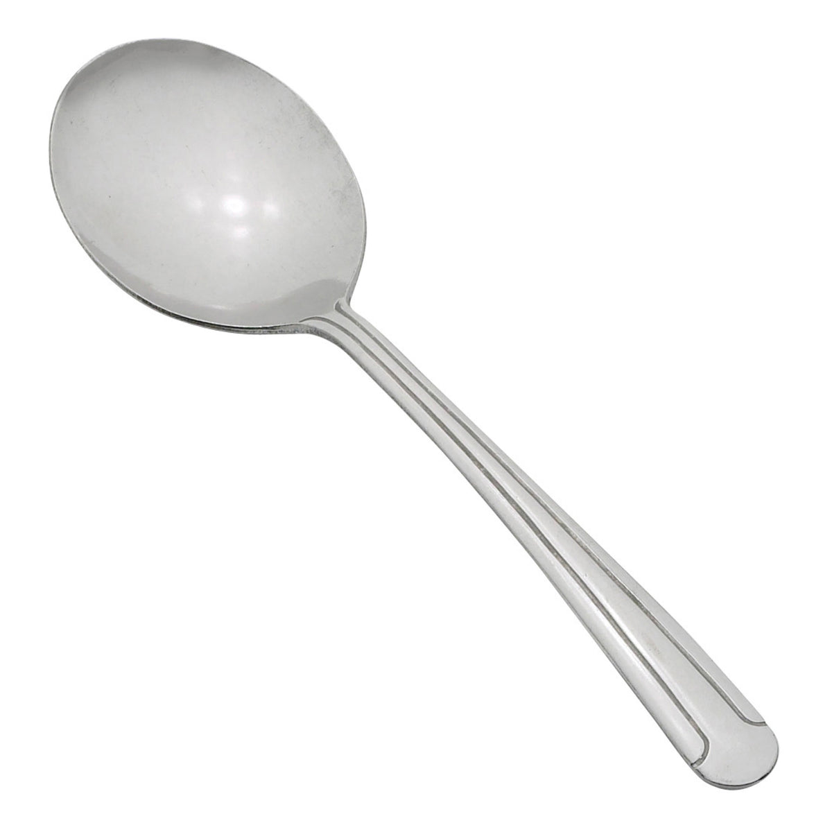 Picture of Winco 0014-04 Dominion Bouillon Spoon, 18-0 Heavyweight