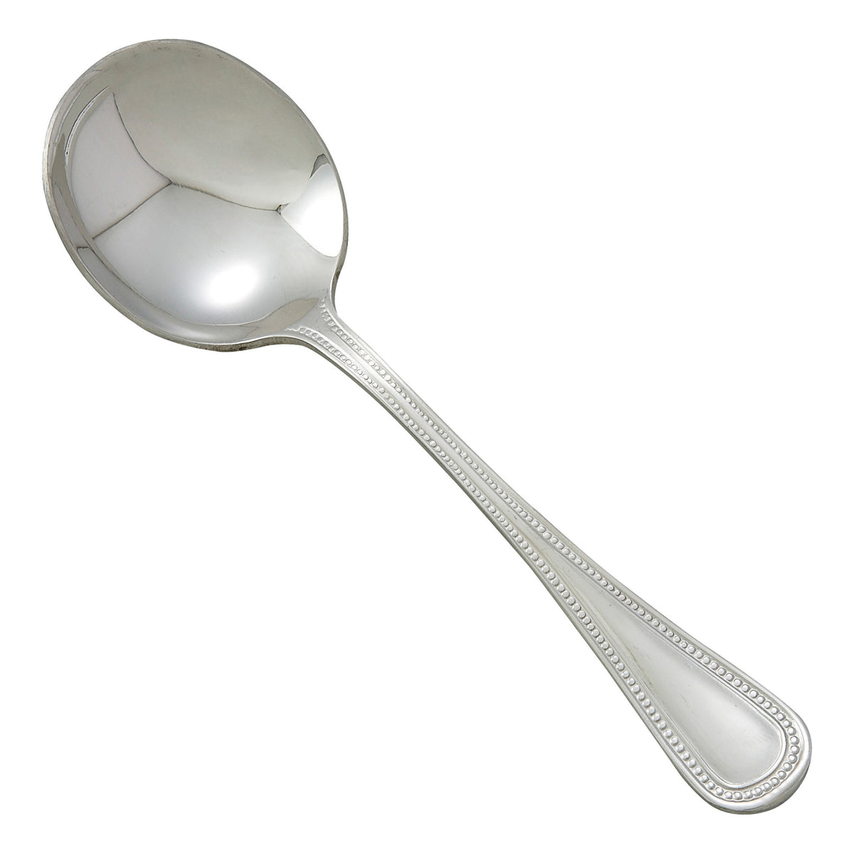 Picture of Winco 0036-04 Deluxe Pearl Bouillon Spoon, 18-8 Extra Heavyweight