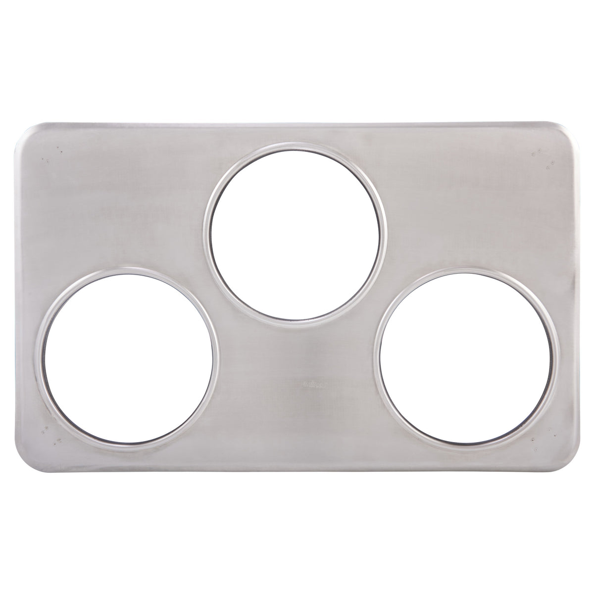 Picture of Winco ADP-666 Adaptor Plate, Three 6.38 in. Holes, Stainless Steel