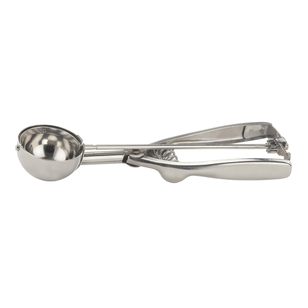 Picture of Winco ISS-30 Stainless Steel Squeeze Disher & Portioner, Size 30 - 1.25 oz