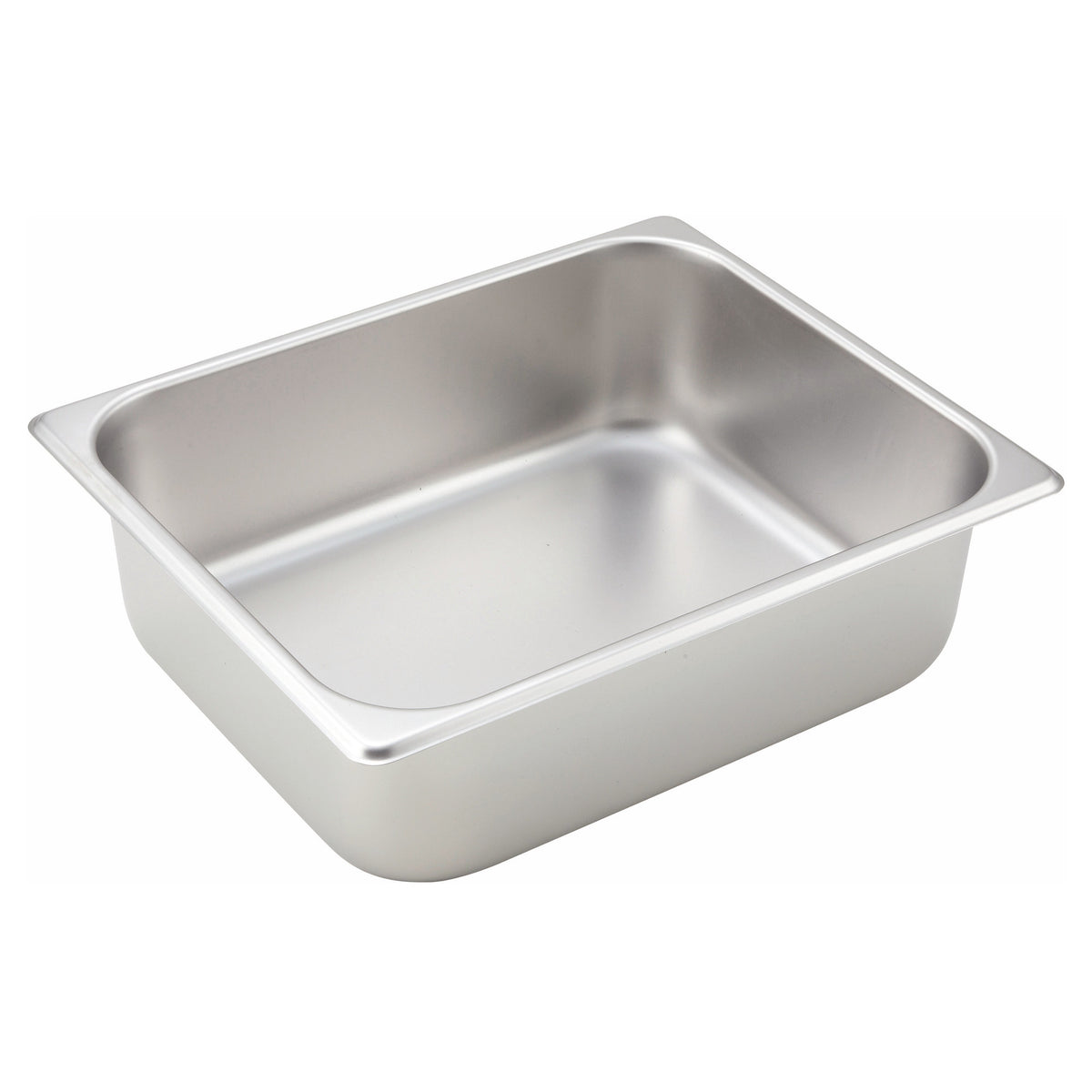 Picture of Winco SPH4 Straight-Sided Steam Pan, 25 Gauge - Stainless Steel - 4 in. - Half Size