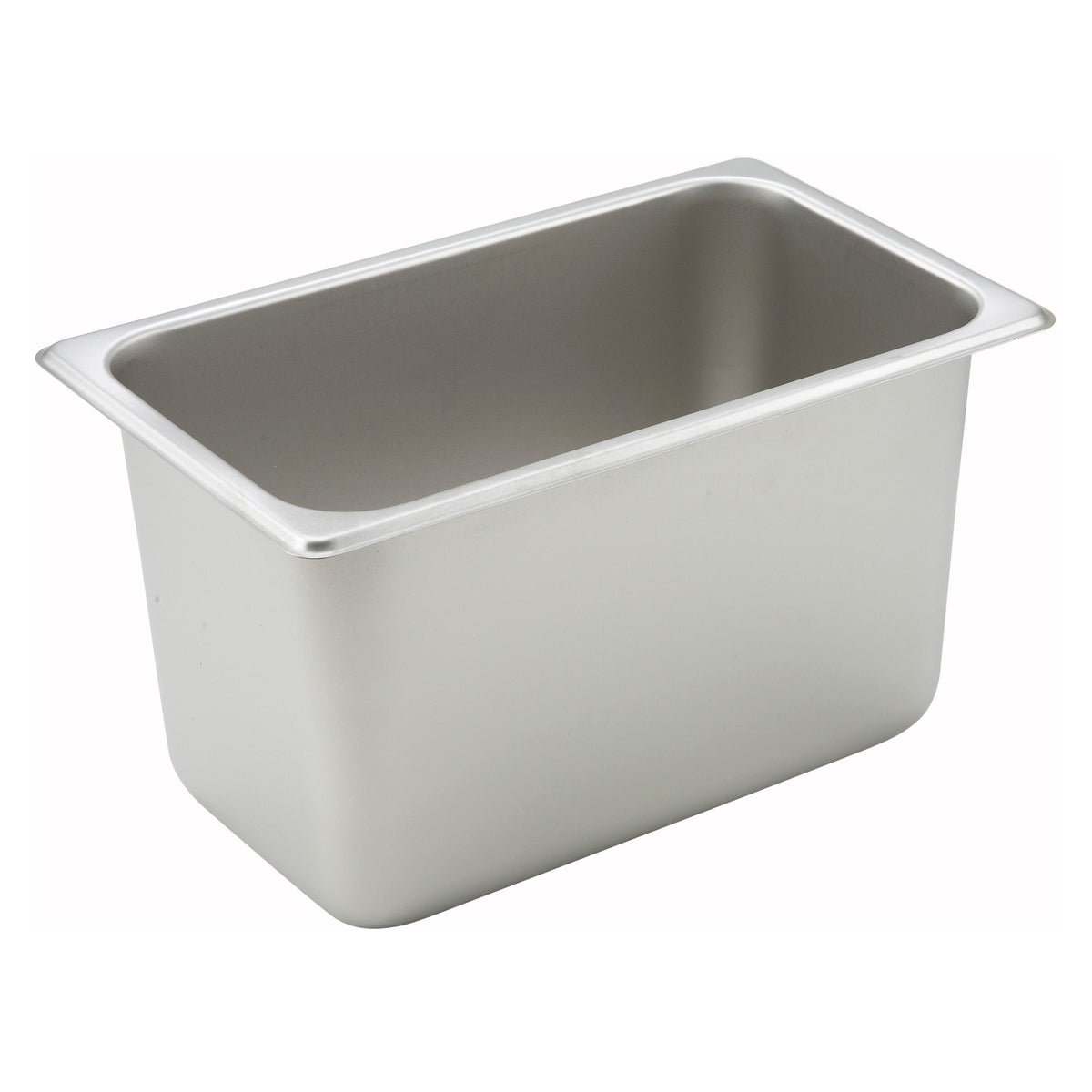 Picture of Winco SPQ6 Straight-Sided Steam Pan, 25 Gauge - Stainless Steel - 0.25 Size - 6 in.