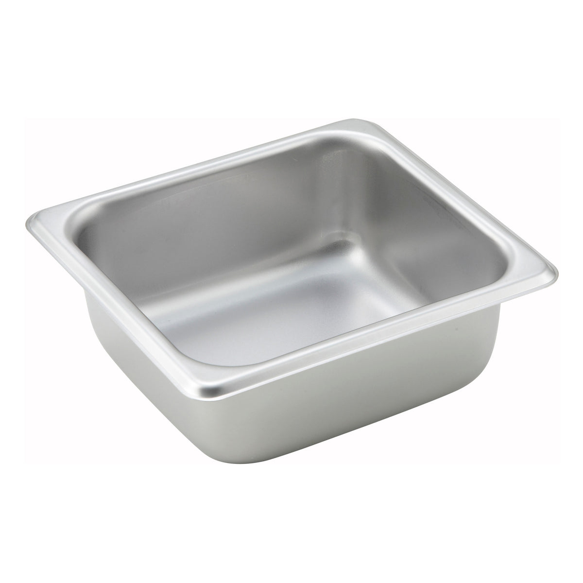 Picture of Winco SPS2 Straight-Sided Steam Pan, 25 Gauge - Stainless Steel - 0.17 Size - 2.5 in.