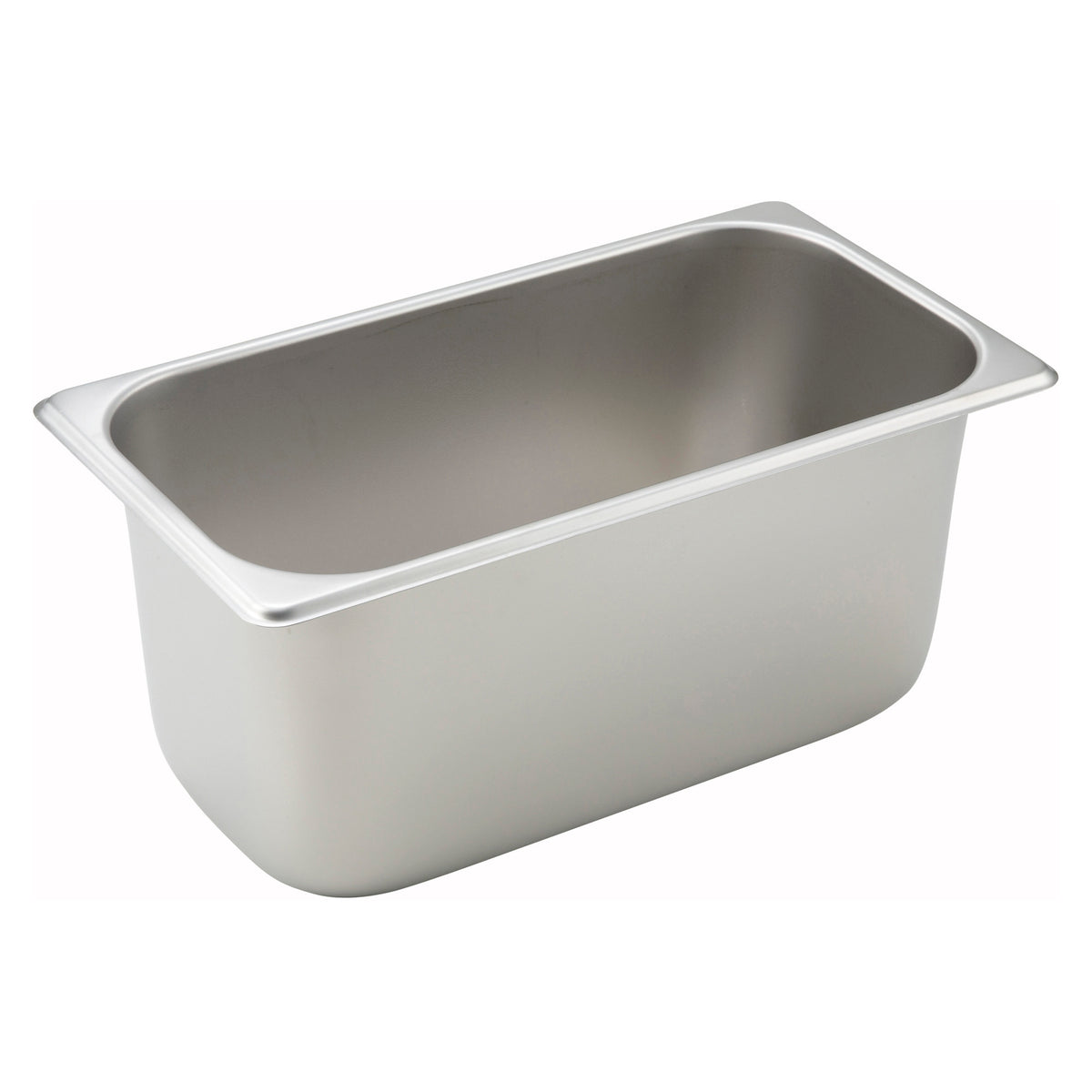 Picture of Winco SPT6 Straight-Sided Steam Pan, 25 Gauge - Stainless Steel - 0.33 Size - 6 in.