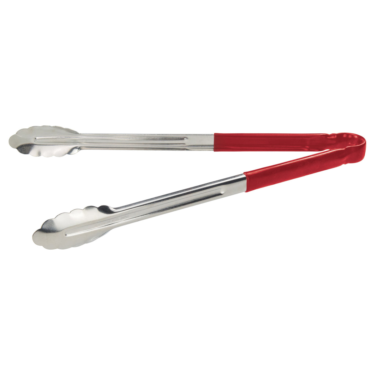 Picture of Winco UT-16HP-R Heavy-Duty Utility Tongs with Plastic Handle - 16 in., Red