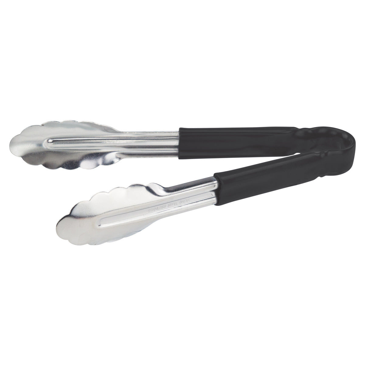 Picture of Winco UT-9HP-K Heavy-Duty Utility Tongs with Plastic Handle - 9 in., Black
