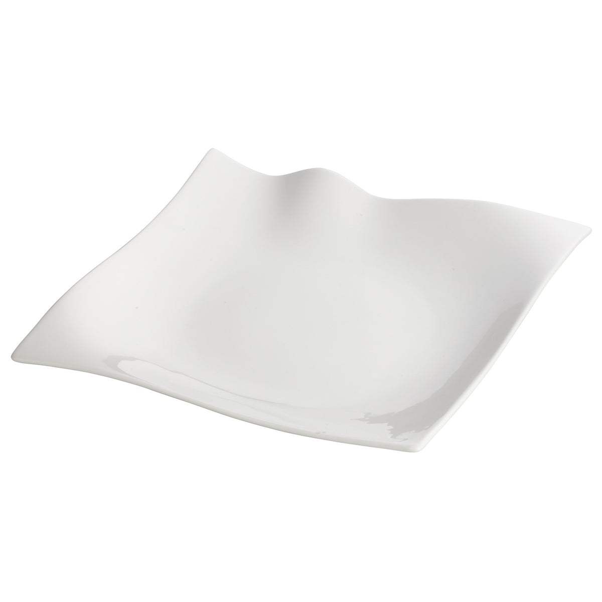 Picture of Winco WDP010-101 9 in. Porcelain Square Plate, Bright White, 12 Piece