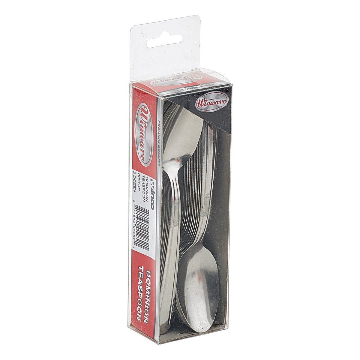 Picture of Winco 0081-01 Dominion Teaspoon, 2 Dozen, 18-0 Medium Weight